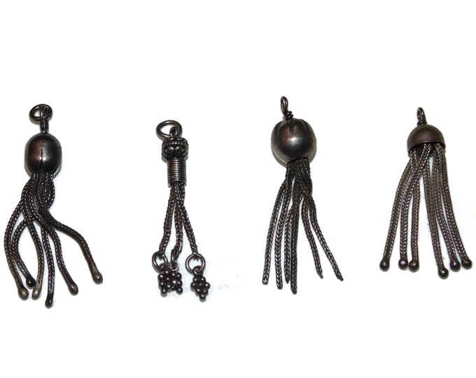 925 Sold Separately Vintage Estate Sterling Silver Pendants Dangle Tassel Tassle Jewelry Jewellery Birthday Gift For Her