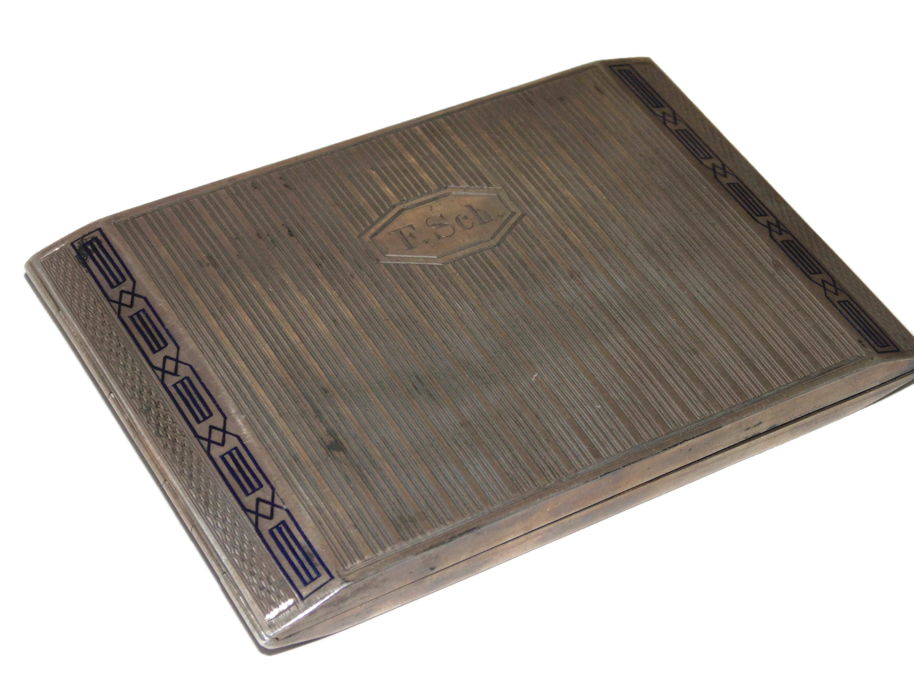 Sold at Auction: Hermes .900 Silver Cigarette Case