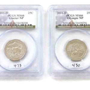 PCGS MS66: 2011 D Glacier NP Quarter Coin