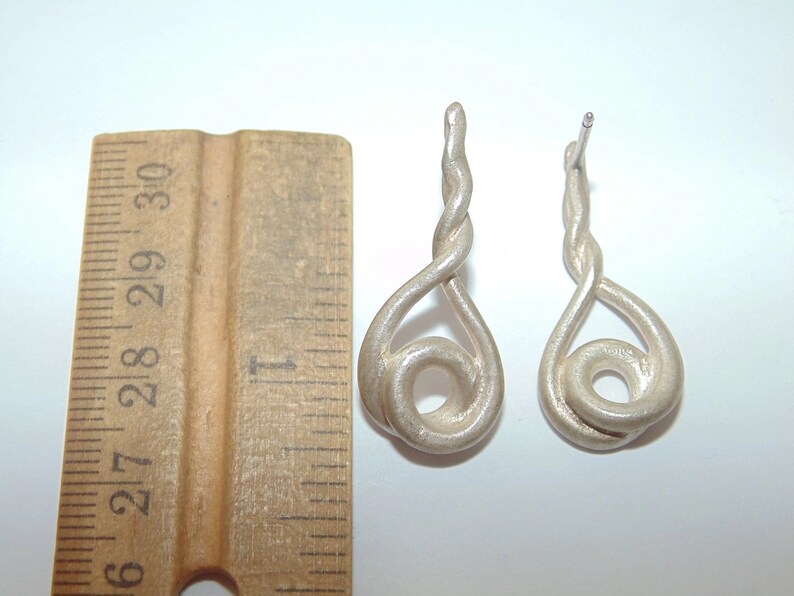 925 Sold Separately Sterling Silver Earrings Vintage Estate Artisan Filigree Peacock Alice Wonderland Pierced Jewelry Gift For Her Argent