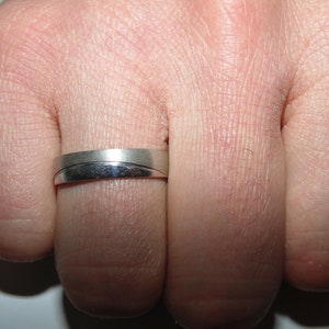 925 Sterling Silver Ring Band Promise Ring Engagement Band Men&#39;s Man His Hers Women Wedding Ring Gift For Her Gift For Him Gift For Couples