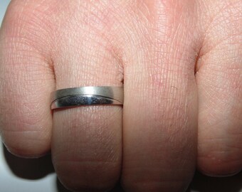 925 Sterling Silver Ring Band Promise Ring Engagement Band Men's Man His Hers Women Wedding Ring Gift For Her Gift For Him Gift For Couples