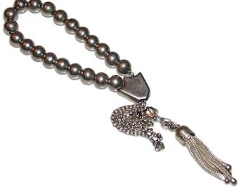 Vintage Sterling Silver Komboloi Greek Worry Beads Mala Bracelet