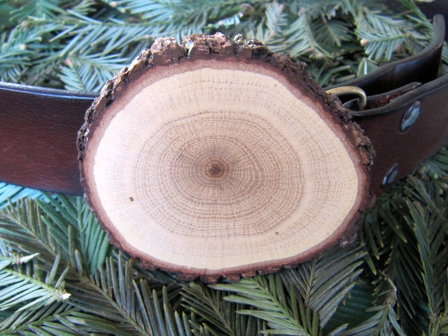 woodland belt buckle