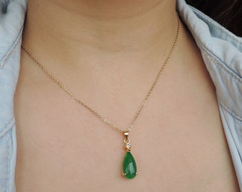 turquoise chip necklace