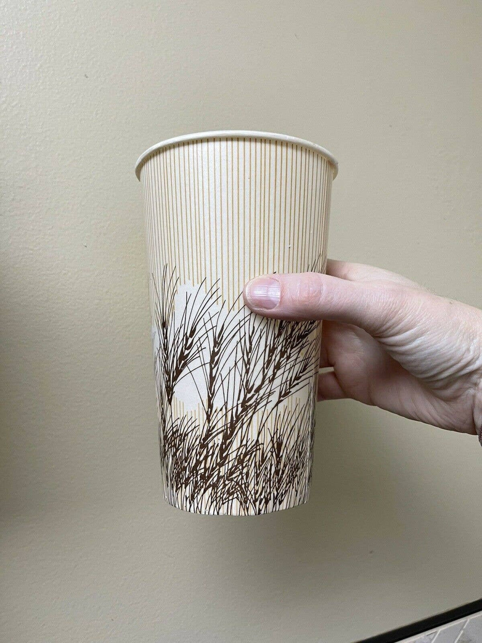 Vintage Unused Solo Wax Paper Cups Lot of 22 32 OZ Wheat Pattern - Etsy