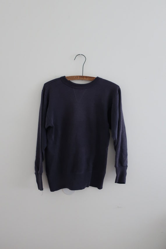 1950s Single V Sweatshirt Navy XS/S
