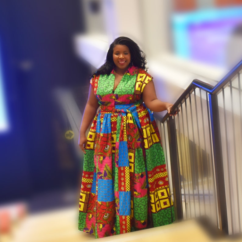 African Print Maxi Dress Infinity Dress Ankara Maxi Dress | Etsy
