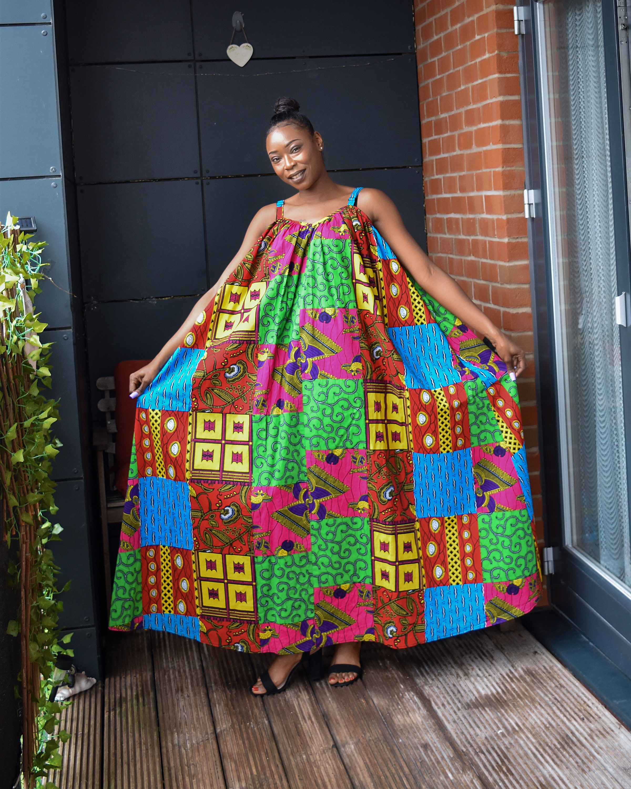African top print maxi