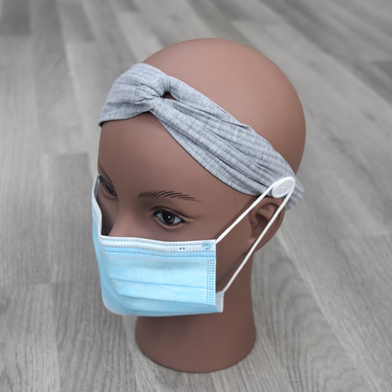 Face Mask Headbands Button Headband for Nurses Headbands for Etsy