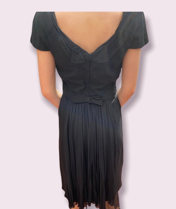 Beautiful Vintage 60’s Black Cocktail Dress size S