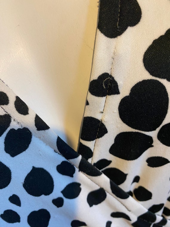Vintage Poly Dalmatian Print Dress - image 8