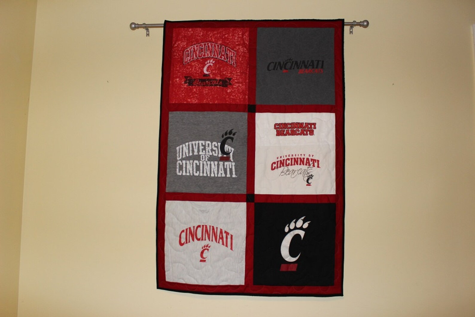 TShirt Quilt Wall Hanging Custom Made Etsy