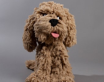 stuffed goldendoodle