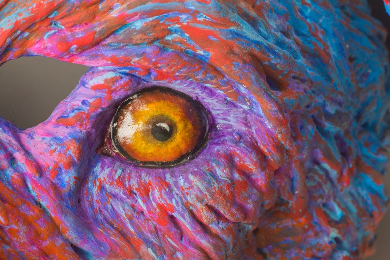 photo props or hang on wall 30/% OFF today. labrador hooter owl hybrid animal paper mache mask for halloween Labrahooter Hybrid Mask