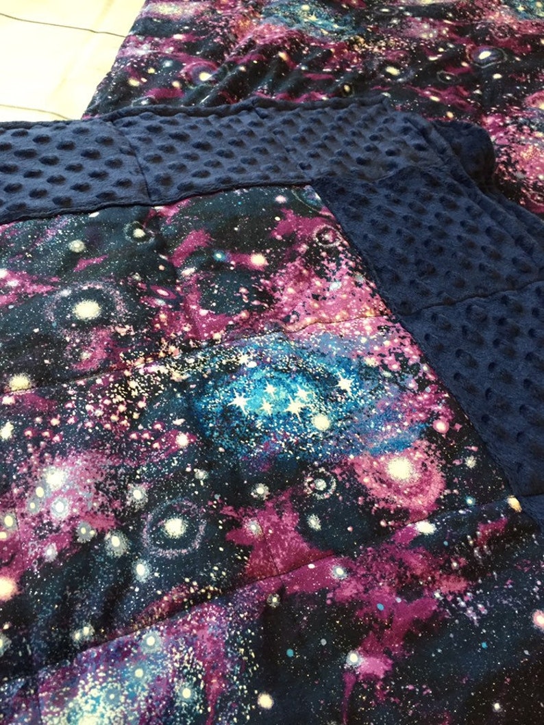 Weighted Blanket or Lap Pad Galaxy/space/stars Cotton Fabric Etsy