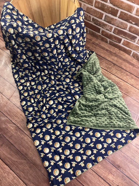 Baby Yoda Star Wars Weighted Blanket or 