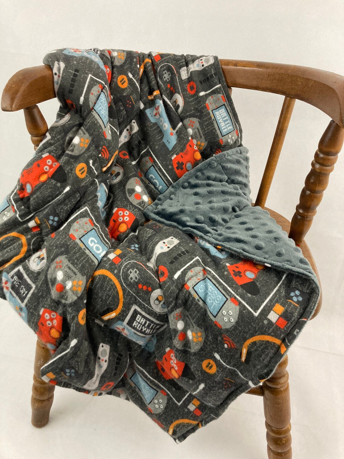 Gaming Computer Flannel Weighted Blanket or Lap Pad Cotton Etsy