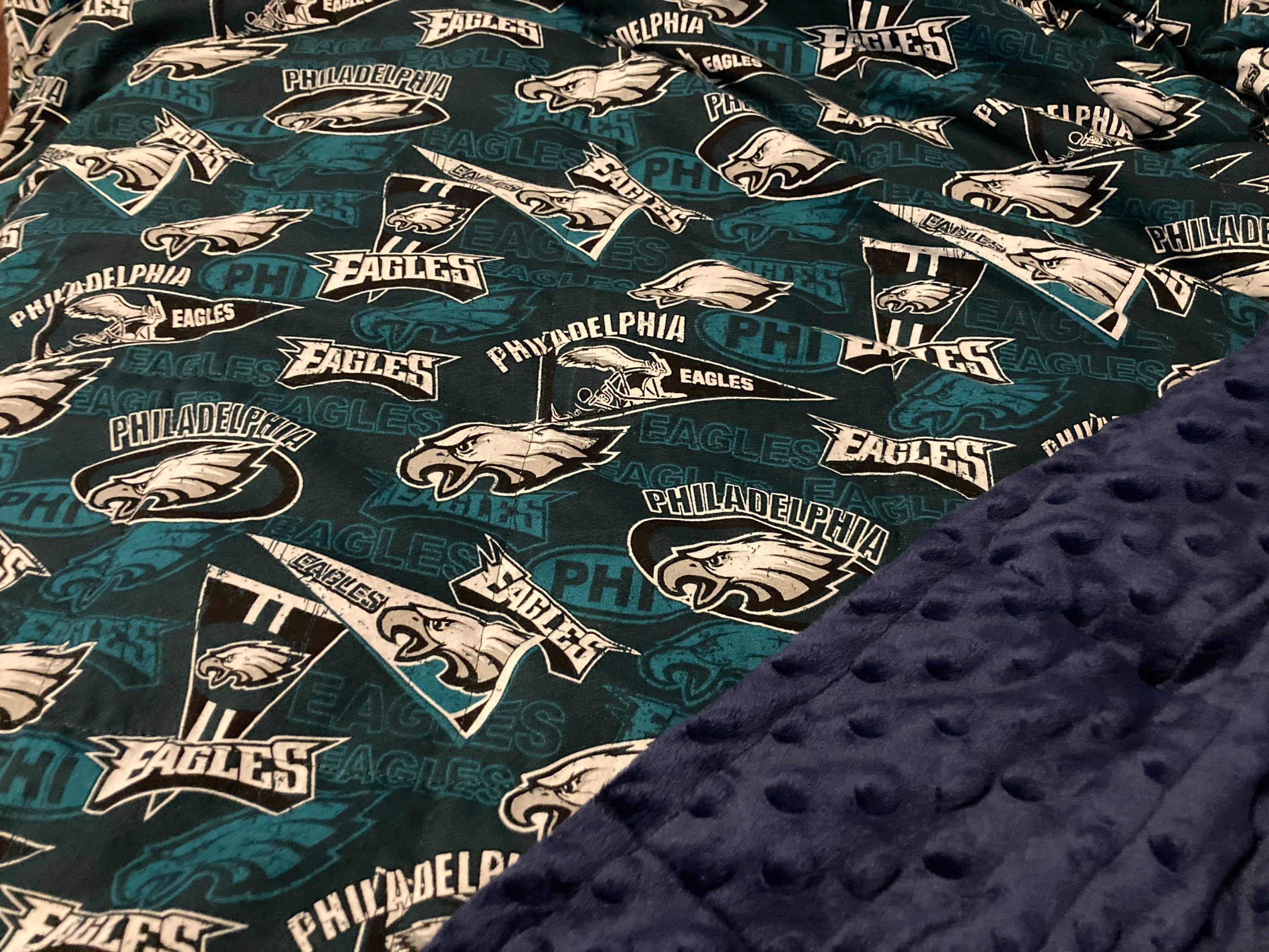 Philadelphia Eagles Sports Team Football Weighted Blanket or Etsy