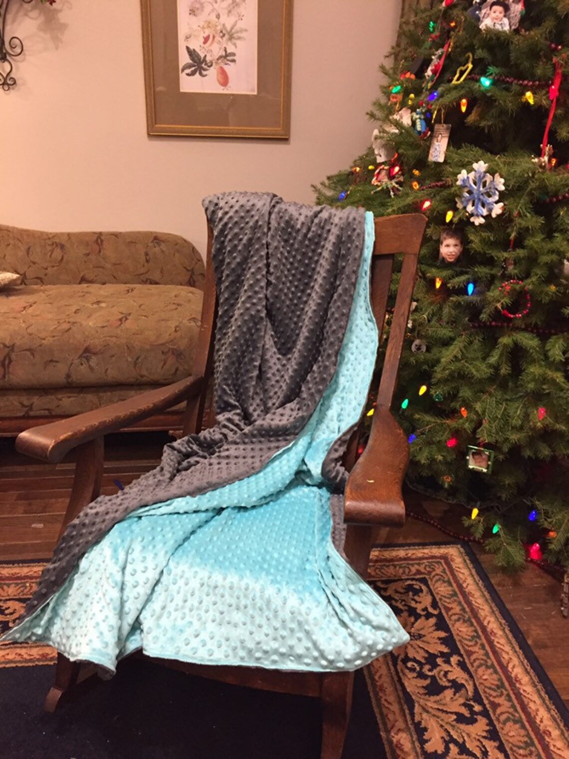 Queen Size Minky Blanket or Can Be Made Into a Duvet Cover Etsy