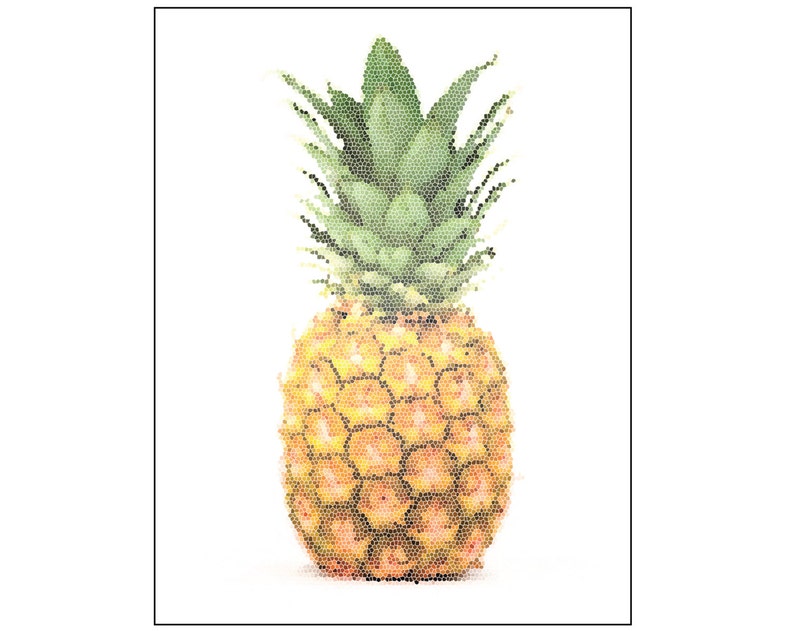 Pineapple card set set of 20 cards & envelopes image 1