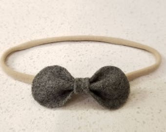 Felt Bow Baby/Toddler Headband - Choose your colors & headband style