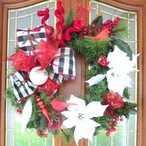 Couronne de Noël cardinal, Couronne de Noël de ferme