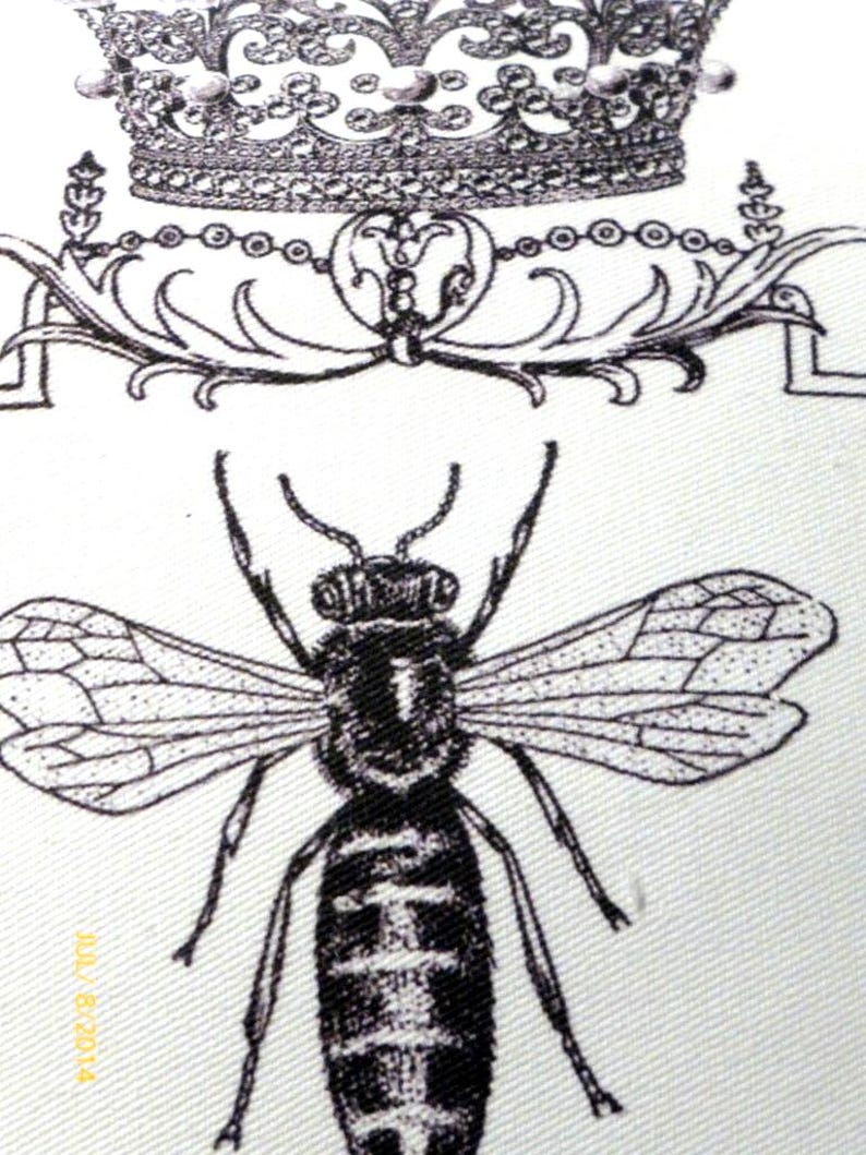 Queen Bee Kissen, Pariser Kissen, French Country Decor Bild 5