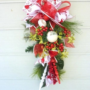 Décorations de porte pour les fêtes, décoration de porte Cardinal