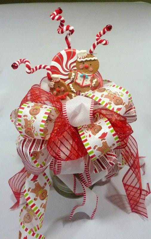 Perfk Lebkuchen Baumspitze - Weihnachtsbaum Dekoration 20x28cm