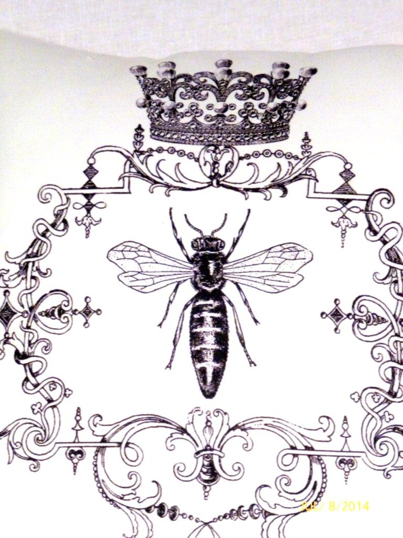 Queen Bee Kissen, Pariser Kissen, French Country Decor Bild 3