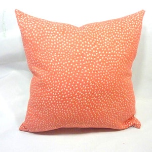 Coral Chenille pillow cover, Coral pillows, beach house decor
