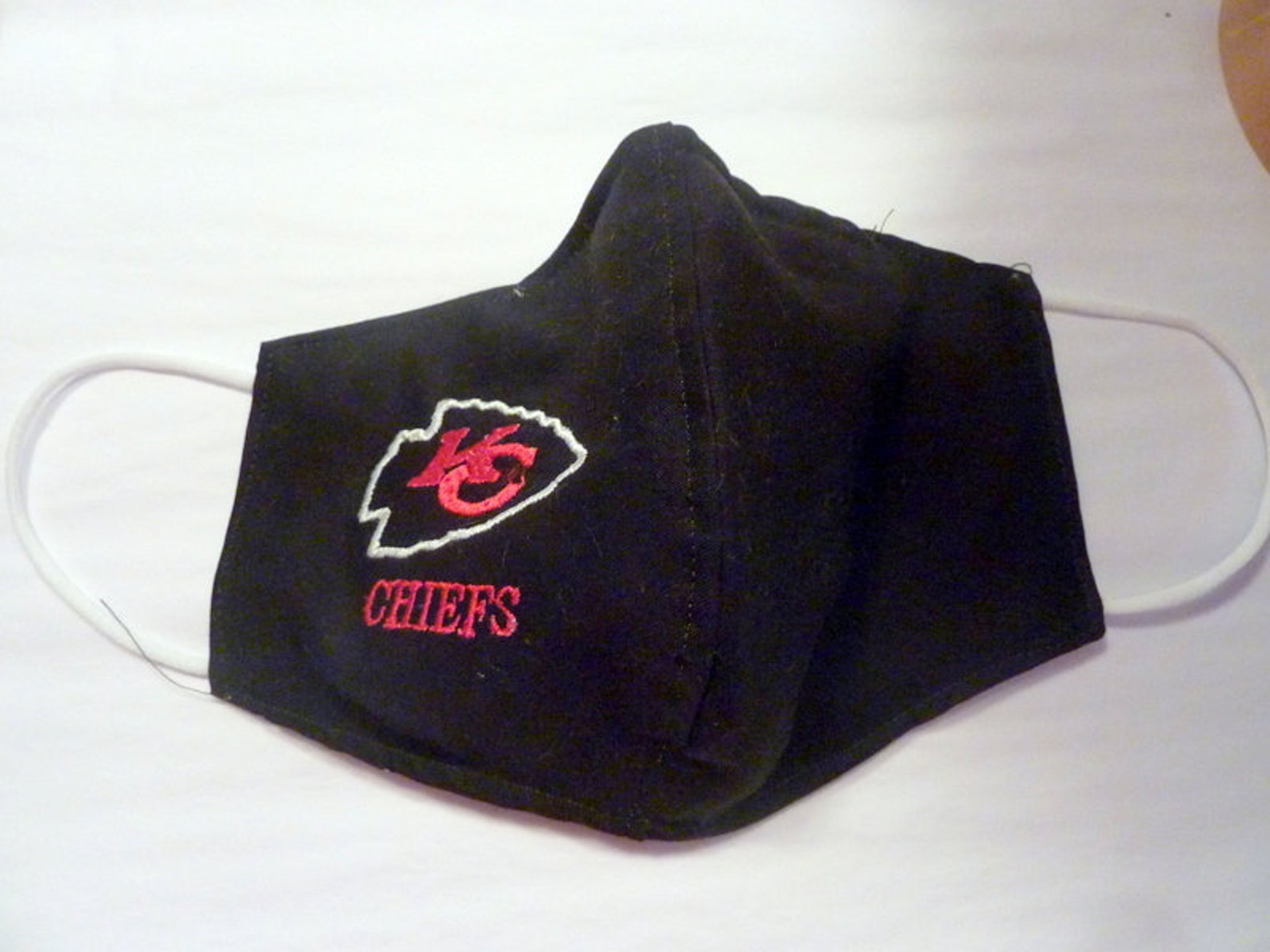 KC Chiefs Face Mask set of 2 Reusable Face Covering Kansas Etsy