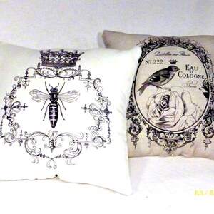Queen Bee Kissen, Pariser Kissen, French Country Decor Bild 2