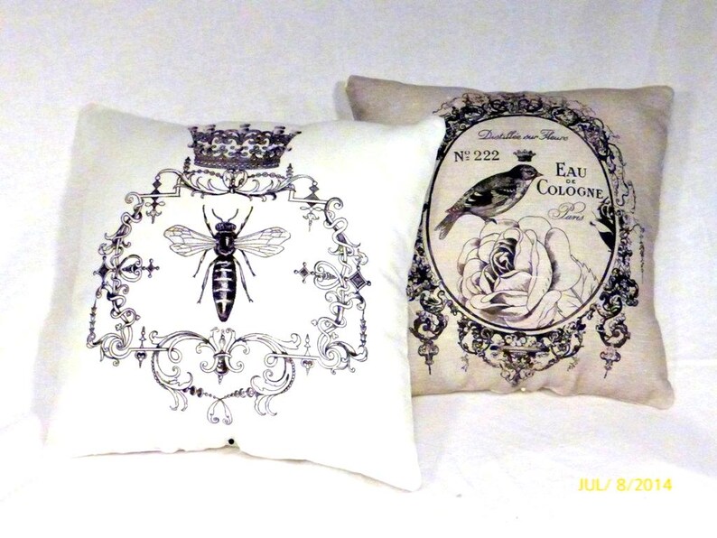 Queen Bee Kissen, Pariser Kissen, French Country Decor Bild 2