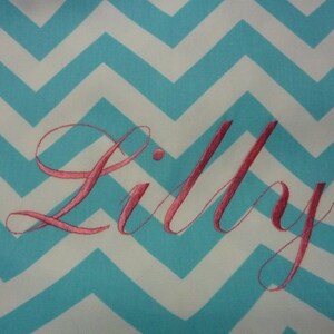 Chevron Dog Bed, Personalized Dog Bed Cover, Pet Bed Cover image 9