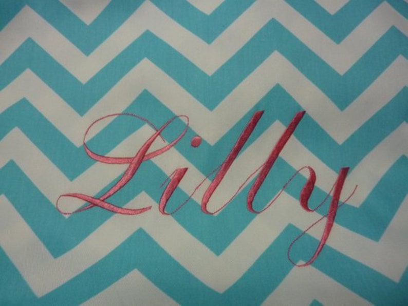 Chevron Dog Bed, Personalized Dog Bed Cover, Pet Bed Cover image 9