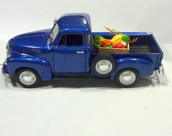 Blue Farmhouse truck, 1953 Chevrolet truck