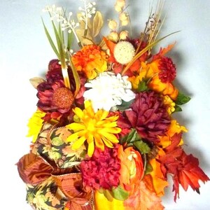 Fall Floral Arrangements, Pumpkin Centerpiece
