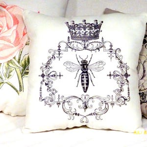 Queen Bee Kissen, Pariser Kissen, French Country Decor Bild 4