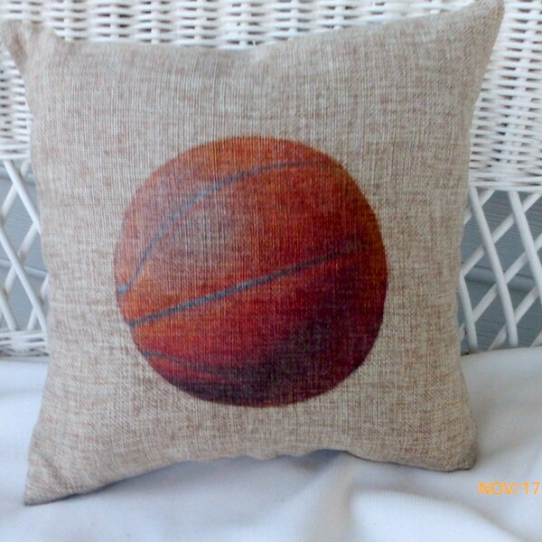Basketball Pillow Etsy