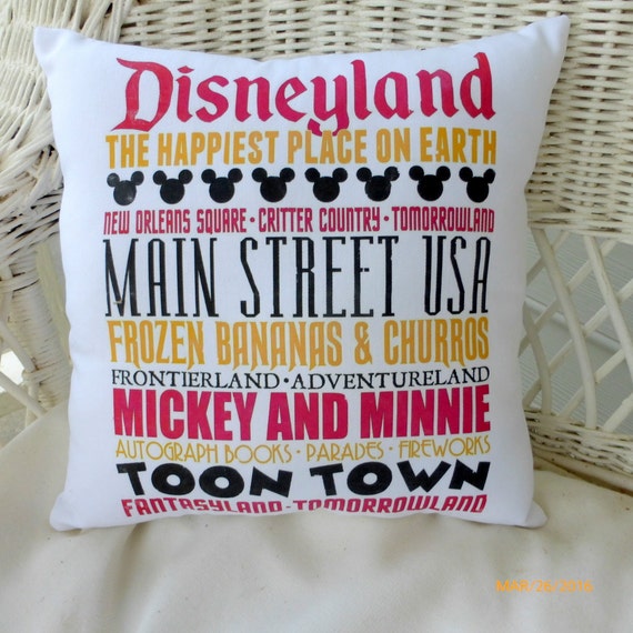 Almohadas de Disneyland regalo de Childs almohadas de Mickey