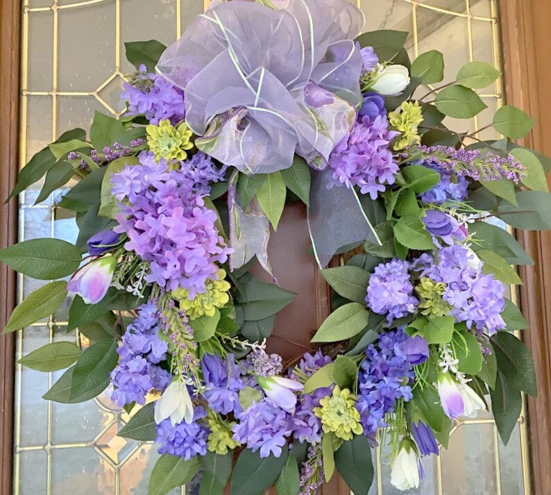 Purple Flower Wreaths