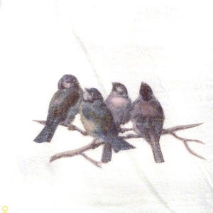 Flour Sack Towel, Bird Towel, Tea towel, decorative kitchen towel