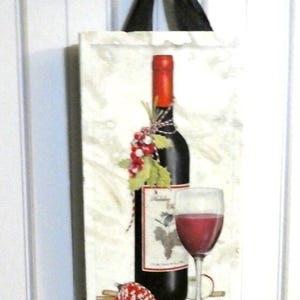 Wine Subway Tile Sign: Decorative Kitchen Art