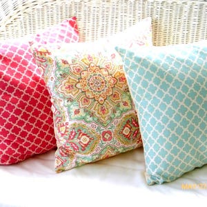 Pillow Covers in Waverly Inspirations collection fabric