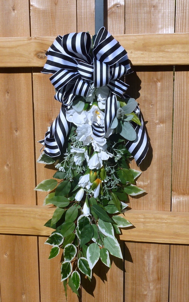 Summer Door Swag Extra Long Door Swags Pastel Teardrop Swag Etsy