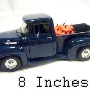 Dark Blue Farmhouse Truck, Diecast truck decor