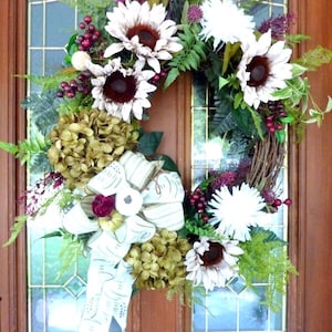 Thanksgiving wreath, Large Fall Front Door Wreaths
