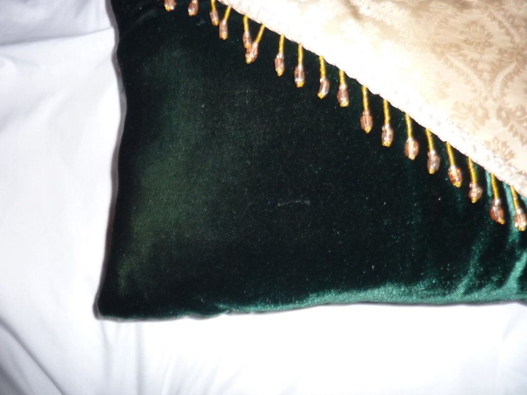 Velvet Pillows Decorative Pillows Jewel Tone Pillows Victorian Pillows